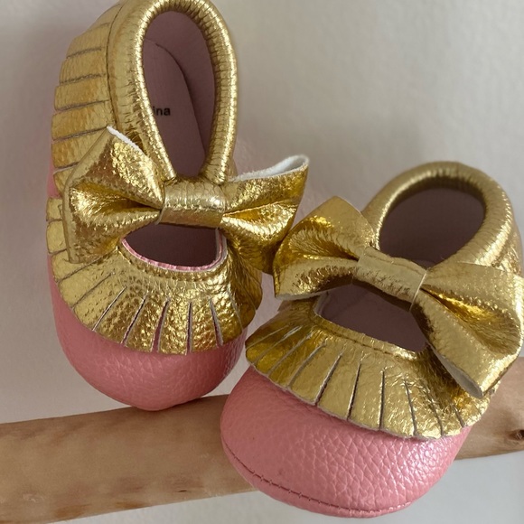 Infant Toddler Baby Soft Sole Tassel Bowknot Moccasins Crib Shoes - New! - Picture 5 of 5